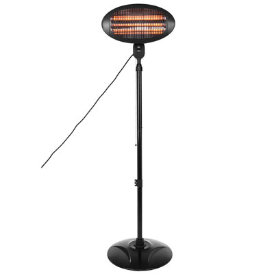 Patio Heater 1500w Outdoor Electric Heater,outdoor Infrared Heater Tip Over BEFOKA