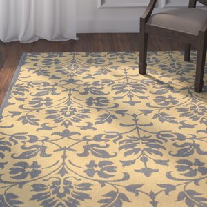 Beasley Natural/Blue Indoor/Outdoor Area Rug