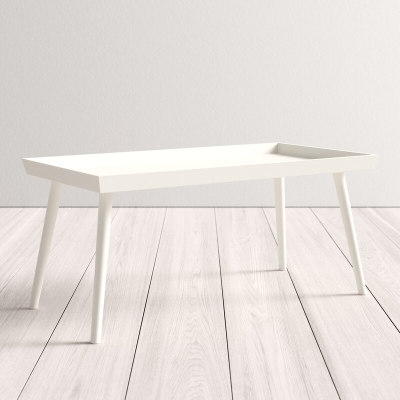 tray coffee table white