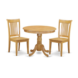 Go to store & view more images Brendan 3 Piece Breakfast Nook Solid Wood Dining Set by August Grove