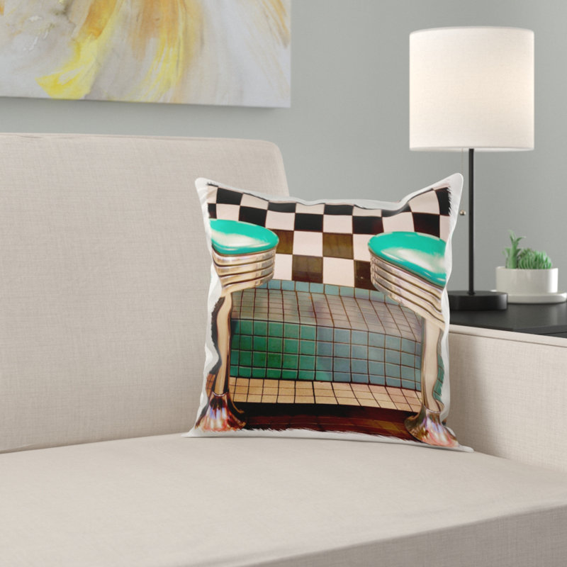 East Urban Home New Mexico Albuquerque 66 Diner Route 66 Pillow