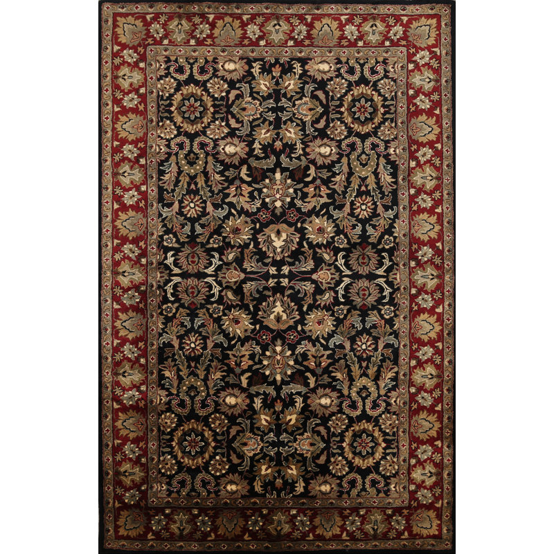 Rugsource Oriental Handmade Tufted Wool Black Brown Red Area Rug Wayfair,Easy Simple Easy Cute Deer Drawing