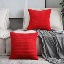 wayfair red throw pillows
