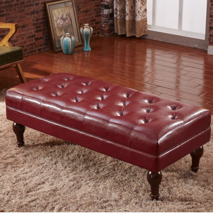 Go to store & view more images Corzano Designs Premium Faux Leather Bench