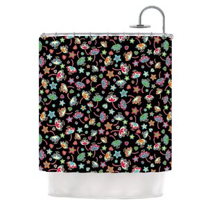 Sweet Flowers by Julia Grifol Shower Curtain