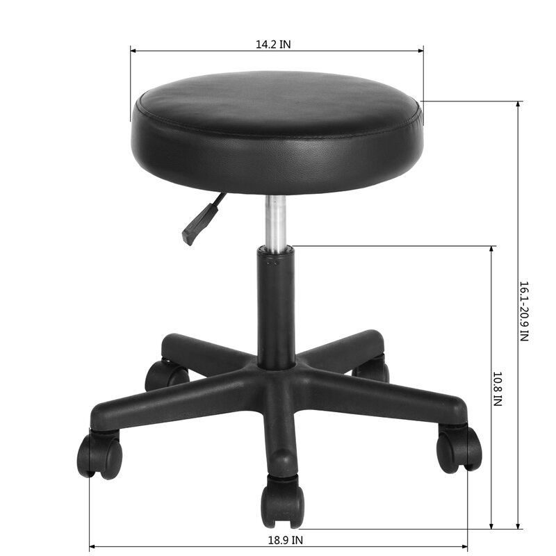 stool with wheels for heavy person