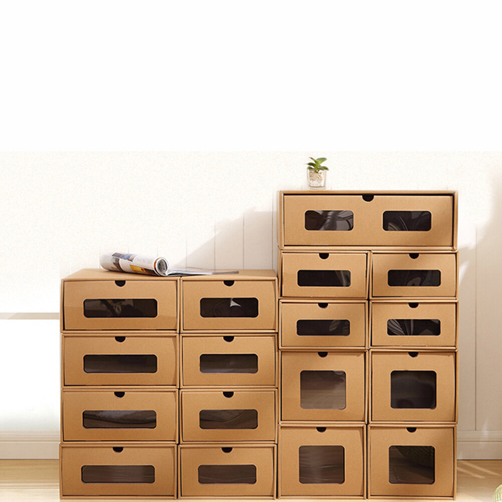 Stackable Box Chest  Drawer Unit Organizer Boxes Transparency
