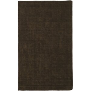 Loring Hand-Tufted Brown Area Rug