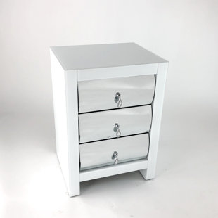 Go to store & view more images Princed 3 Drawer Nightstand by Rosdorf Park
