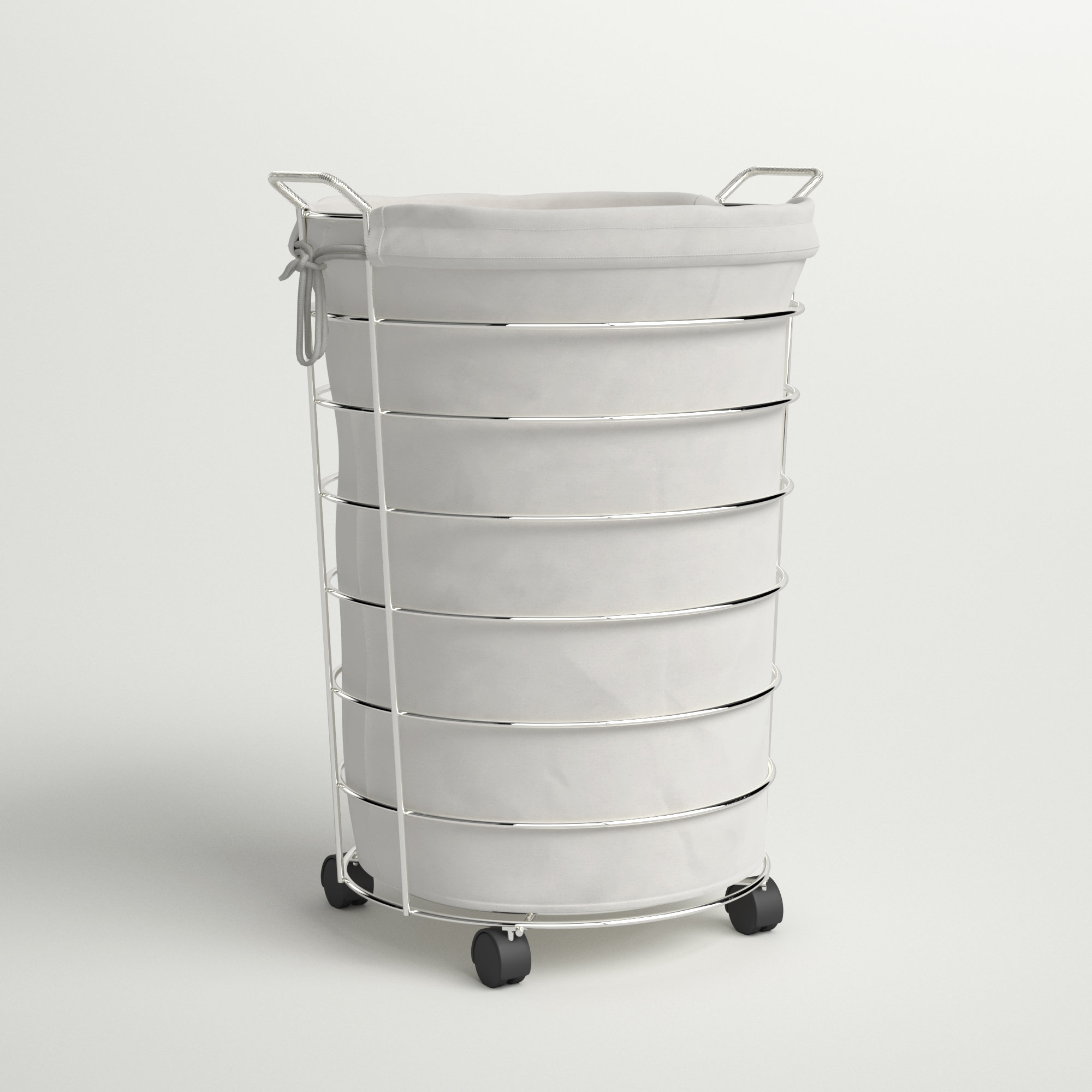 laundry hamper on wheels with lid