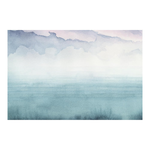 Twilight on the Bay I 1.9m x 2.88m Textured Matt Peel & Stick Wall Mural East Urban Home