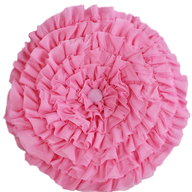 flower shaped throw pillows