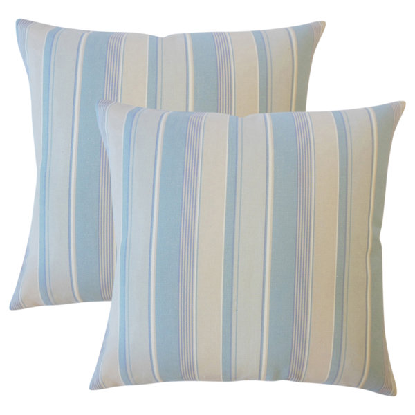 Rosecliff Heights Elliot Striped Cotton Throw Pillow Wayfair