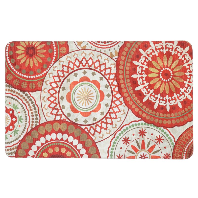 Red Barrel Studio Burrus Spice Suzani Dri Pro Comfort Kitchen Mat