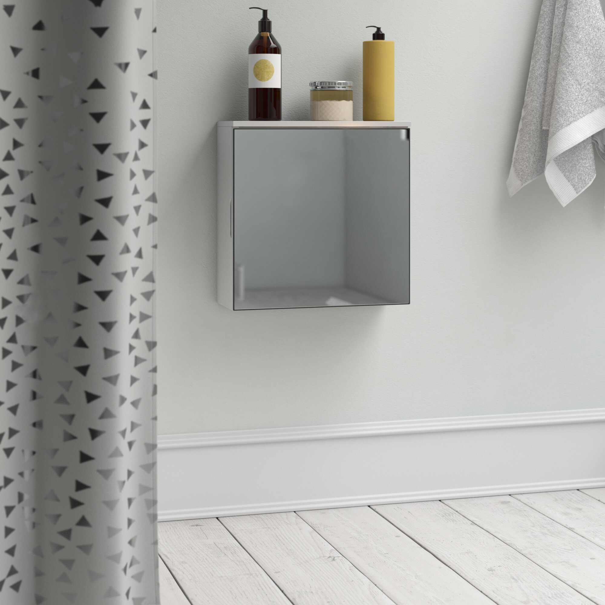 Belfry Bathroom 40cm W X 40cm H X 1475cm D Wall Mounted Bathroom Cabinet Reviews Wayfaircouk