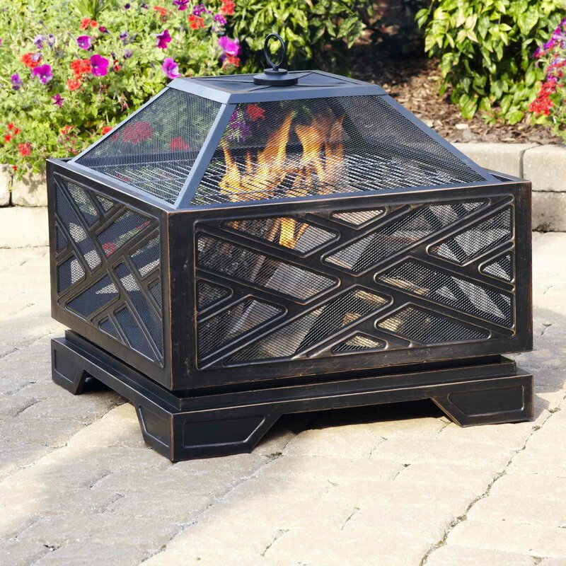 Pleasant Hearth Martin Wood Burning Fire Pit & Reviews ...