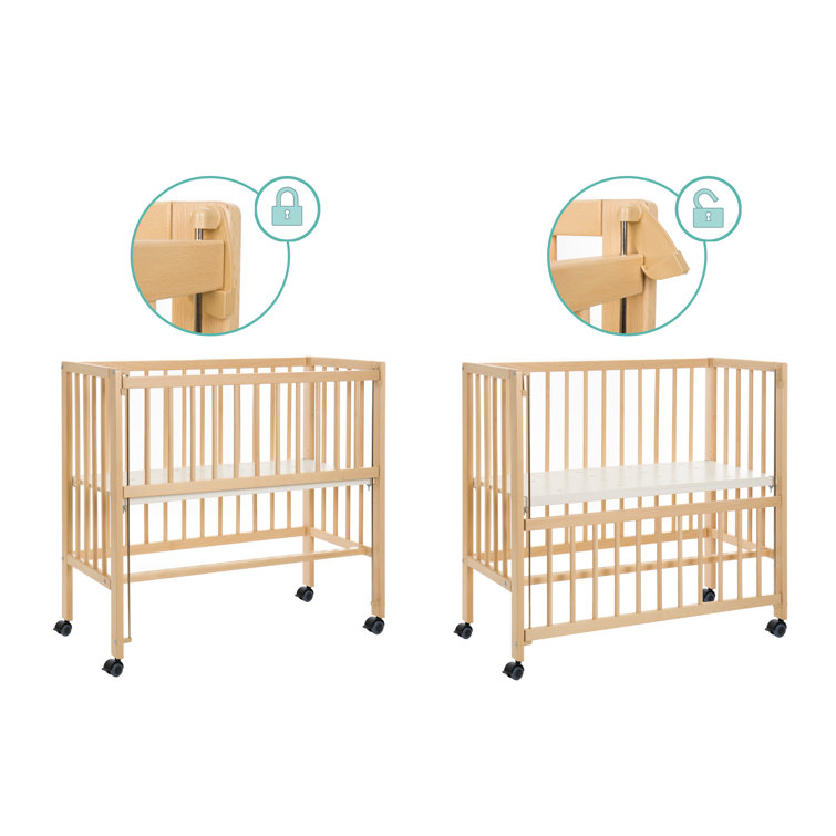 fillikid convertible bedside crib