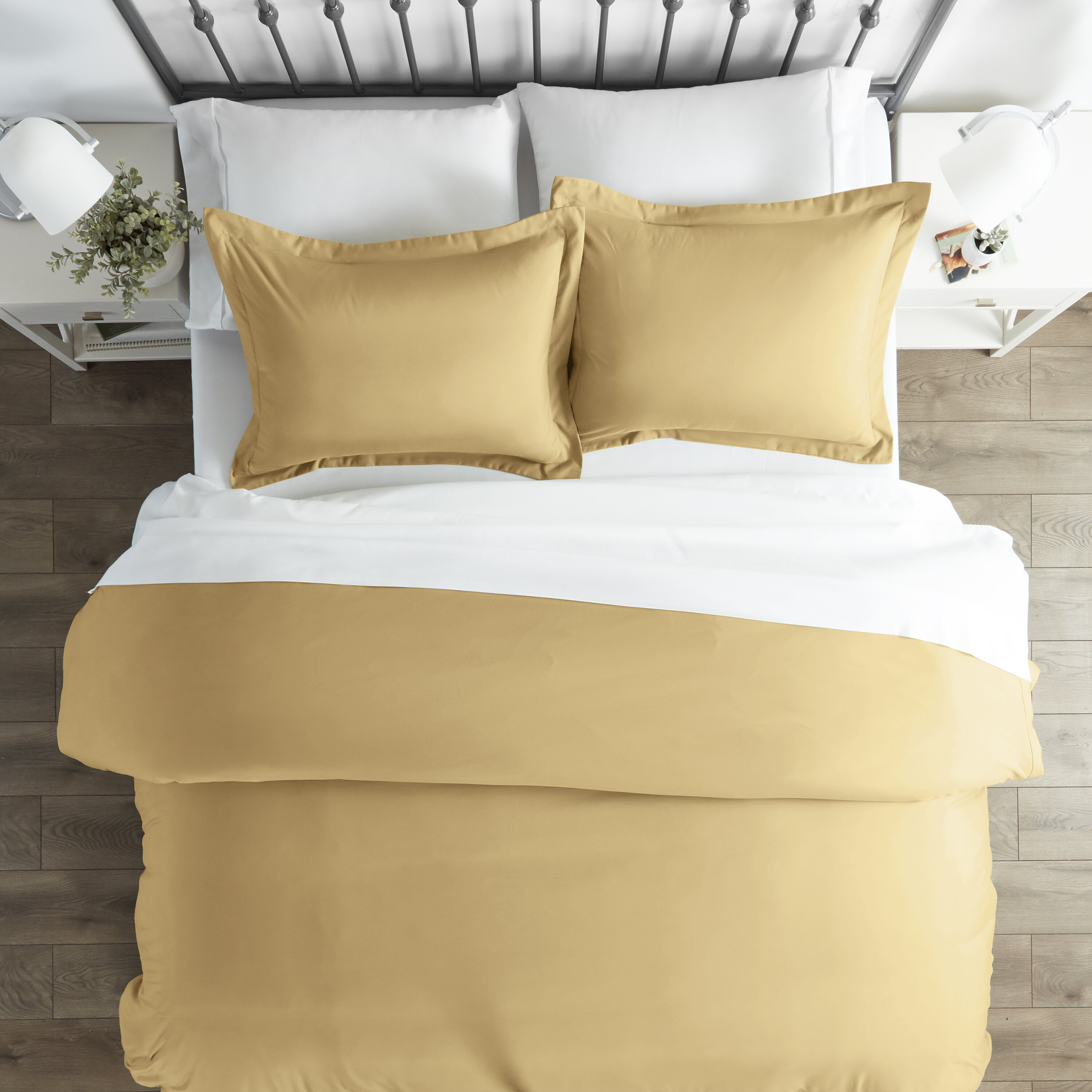 White Yellow Gold Bedding Free Shipping Over 35 Wayfair