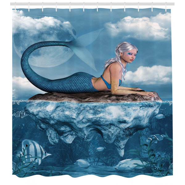 Mermaid Shower Curtain Wayfair
