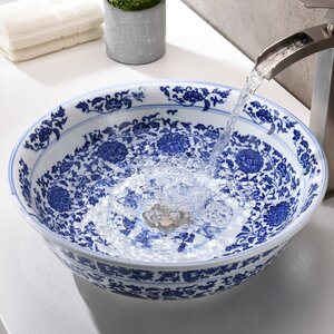 Cadence Series Circular Vessel Bathroom Sink