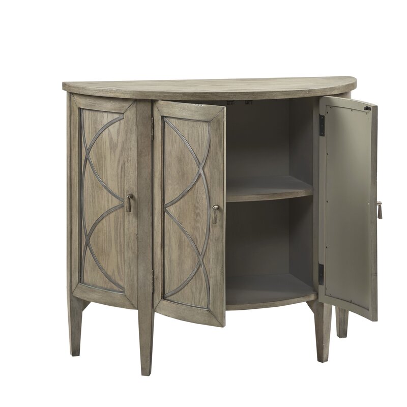 Ophelia Co Mccaysville 2 Door Half Circle Accent Cabinet