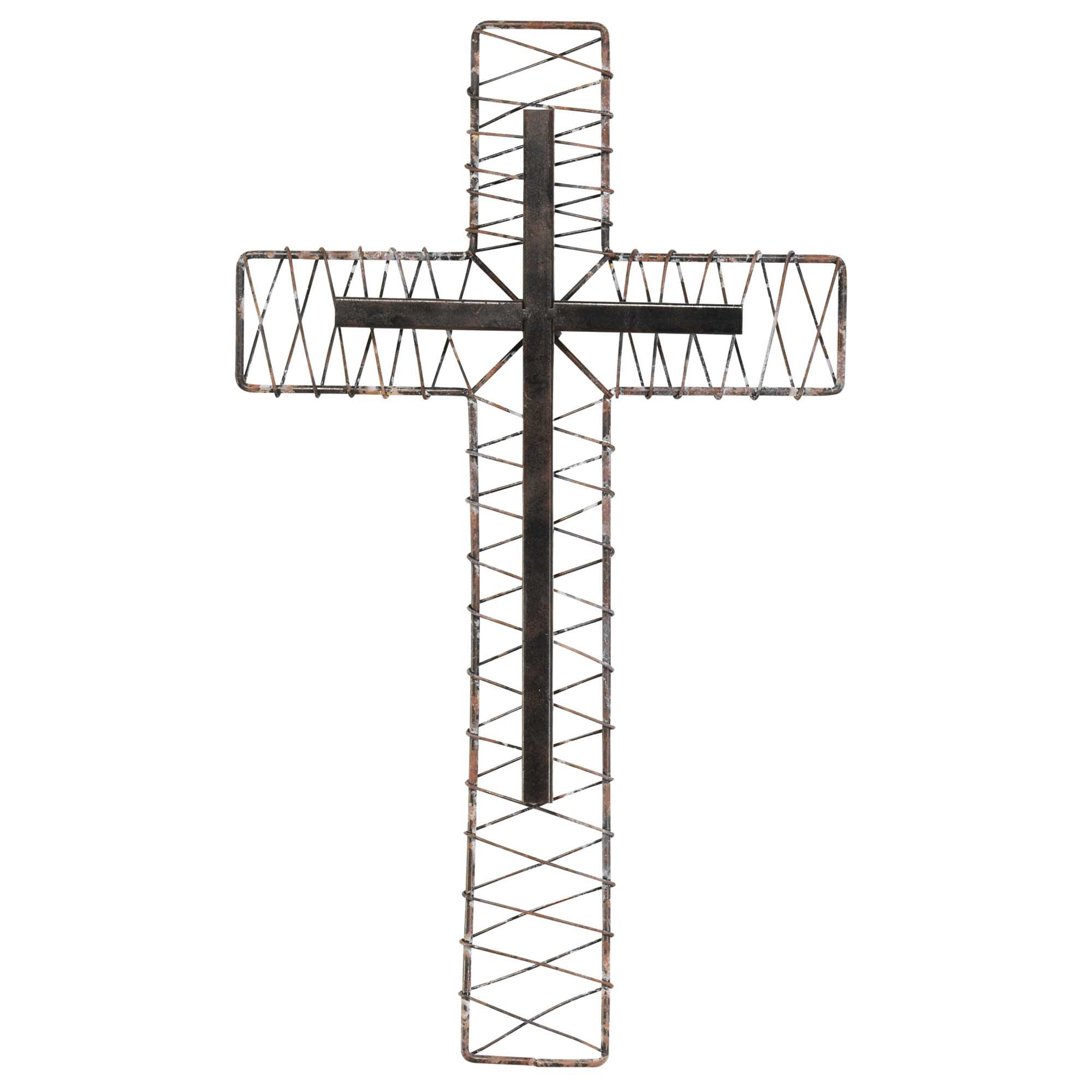 DicksonsInc Metal Cross on Cross Wall Décor Wayfair