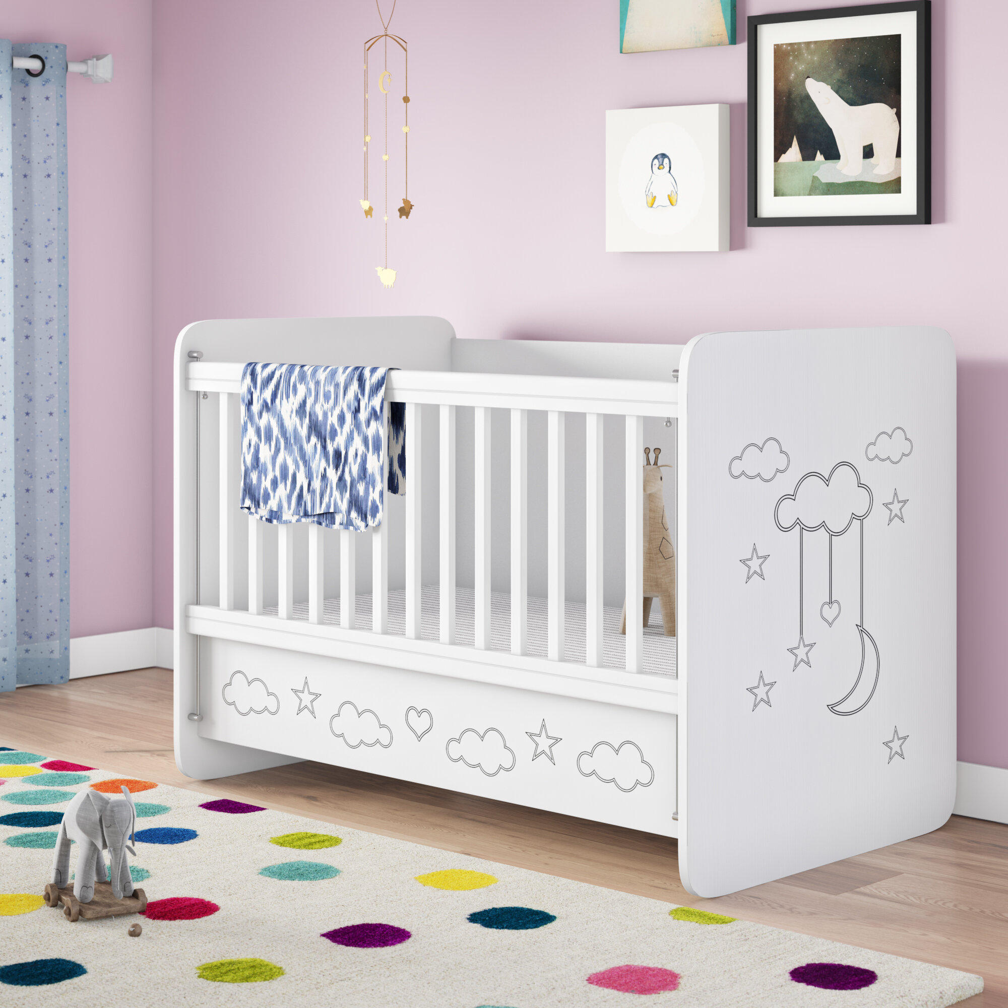 Mack Milo Cosby Crib With Storage Wayfair