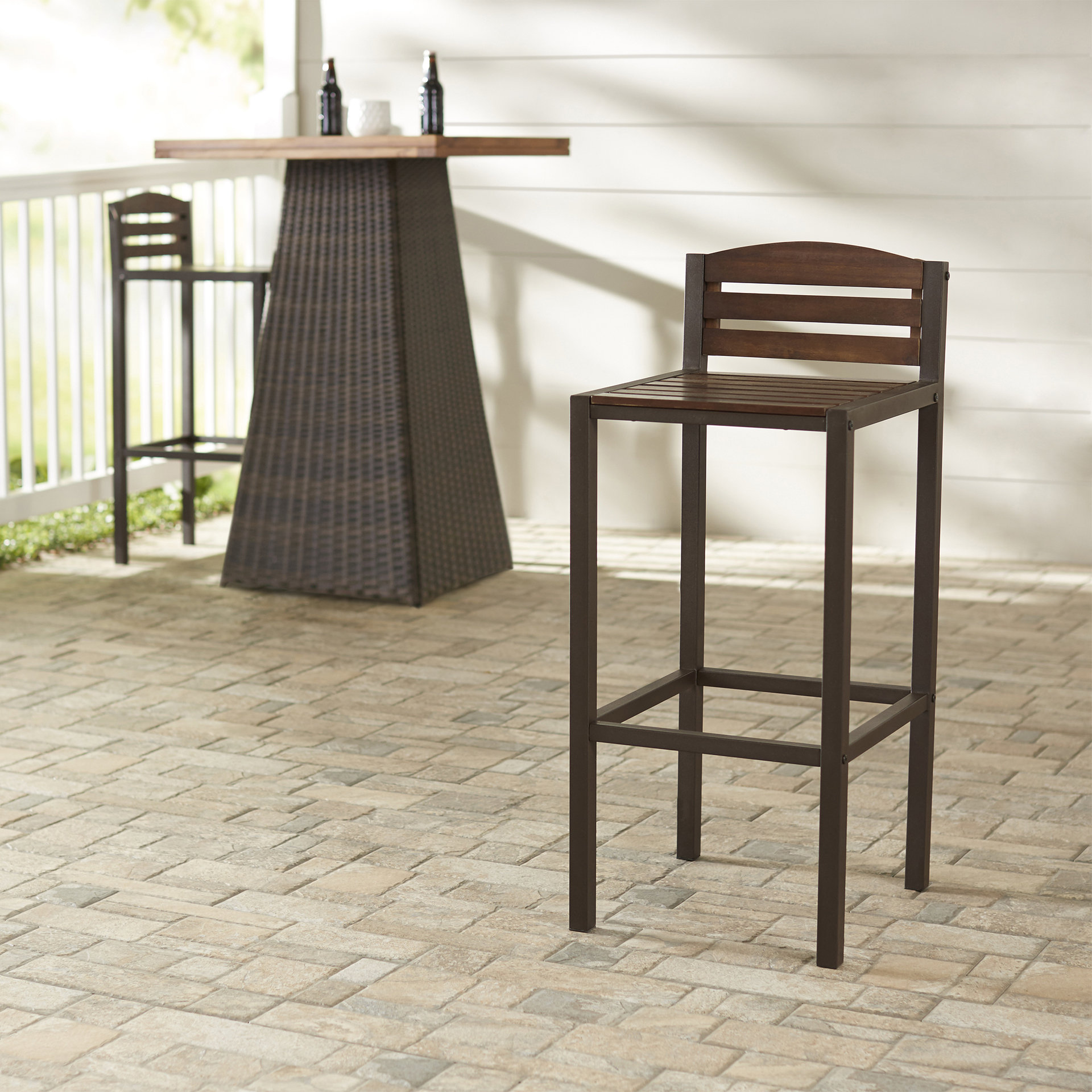 Pulcova 29 92 Patio Bar Stool Allmodern