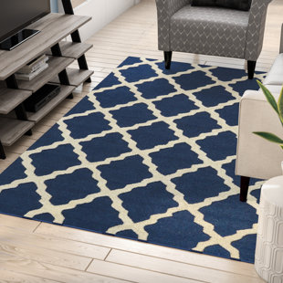 Moroccan Trellis Area Rug Wayfair Alondra Moroccan Trellis Navy Area Rug