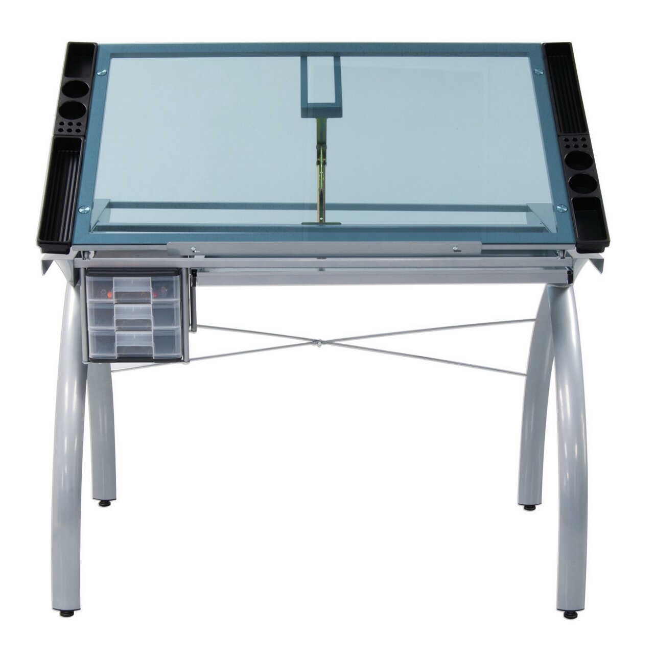 Latitude Run Dash Glass Drafting Table Wayfair