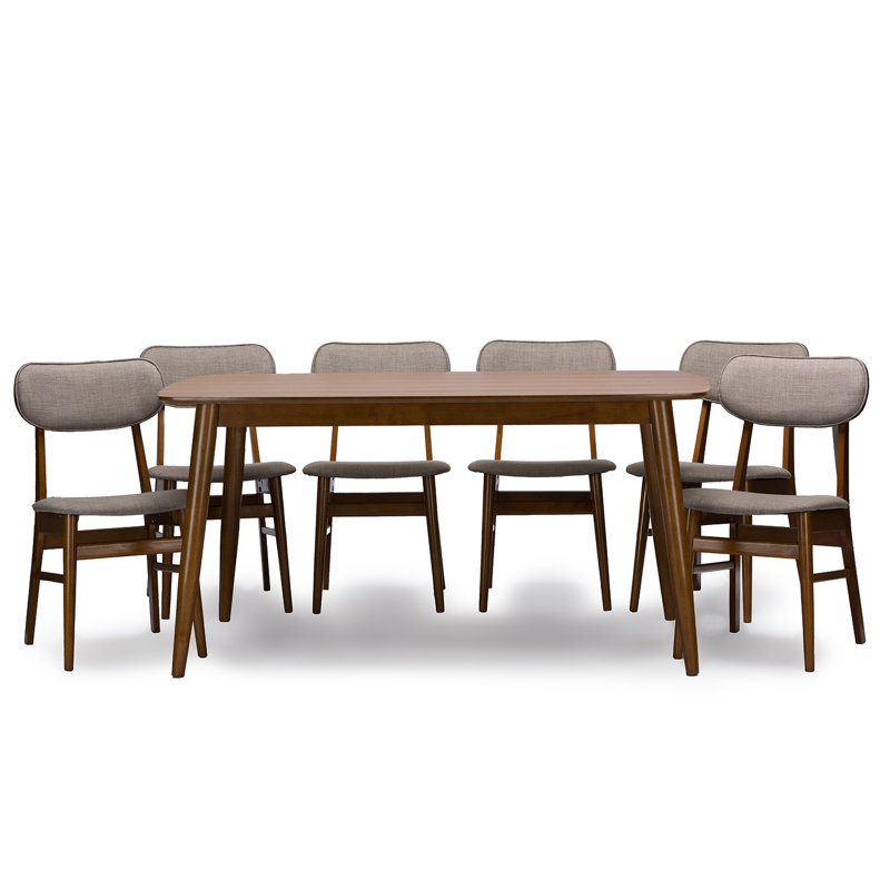 George Oliver Baxton Studio Sacramento 7 Piece Dining Set Reviews Wayfair Ca