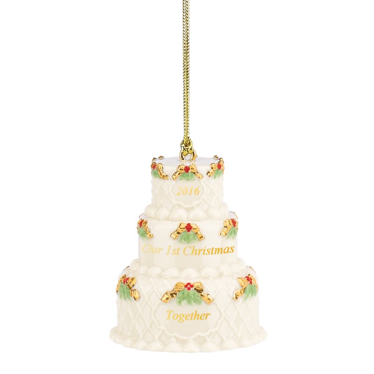 2017 Hallmark Keepsake Ornament We Still Do Wedding Cake Revows Christmas for sale online 