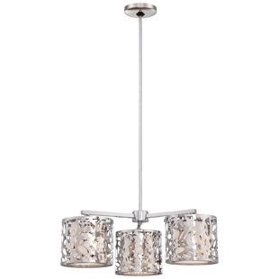 Go to store & view more images Layover 3-Light Shaded Chandelier by George Kovacs by Minka
