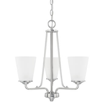 Orren Ellis Manneville 12 Light Shaded Tiered Led Chandelier Wayfair
