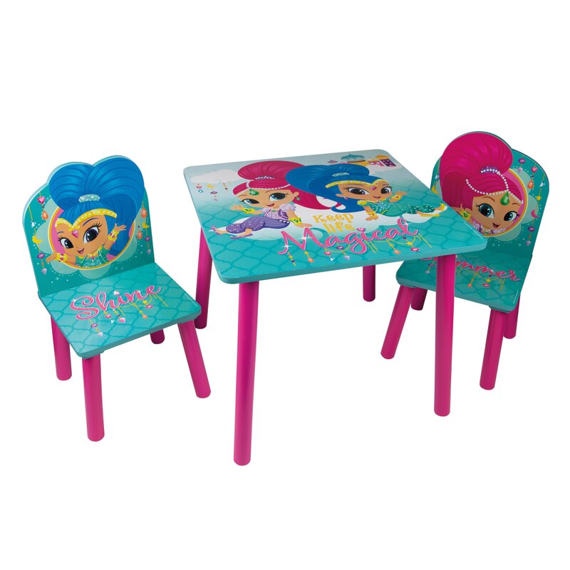 Zoomie Kids Fitzgibbon Children S 3 Piece Square Table And Chair