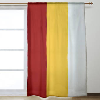 East Urban Home Tennessee Window Striped Room Darkening Rod Pocket Single Curtain Panel Wayfair