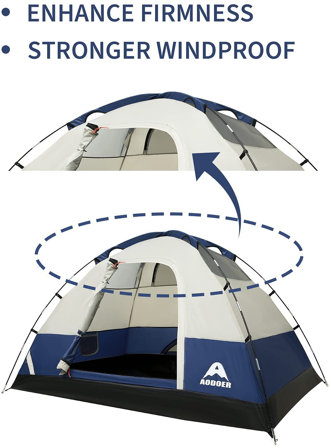Family Dome Waterproof Backpack Tents 