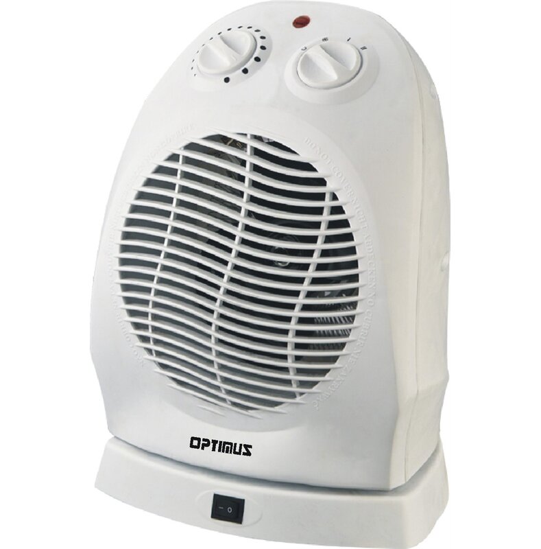 Optimus 1 500 Watt Portable Electric Fan Compact Heater With