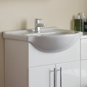 Kartell 55 cm Einbauwaschbecken