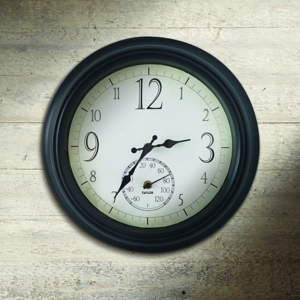 18 inch outdoor clock wayfair