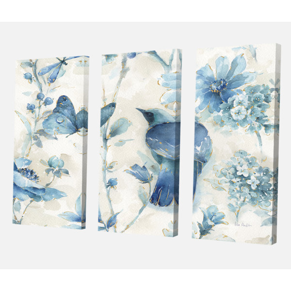 East Urban Home Farmhouse Indigold Bird Cottage Family I