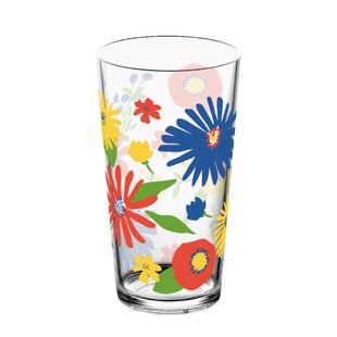 Midsummer Floral 591ml Plastic Drinking Glass (Set Of 4) By Tar Hong