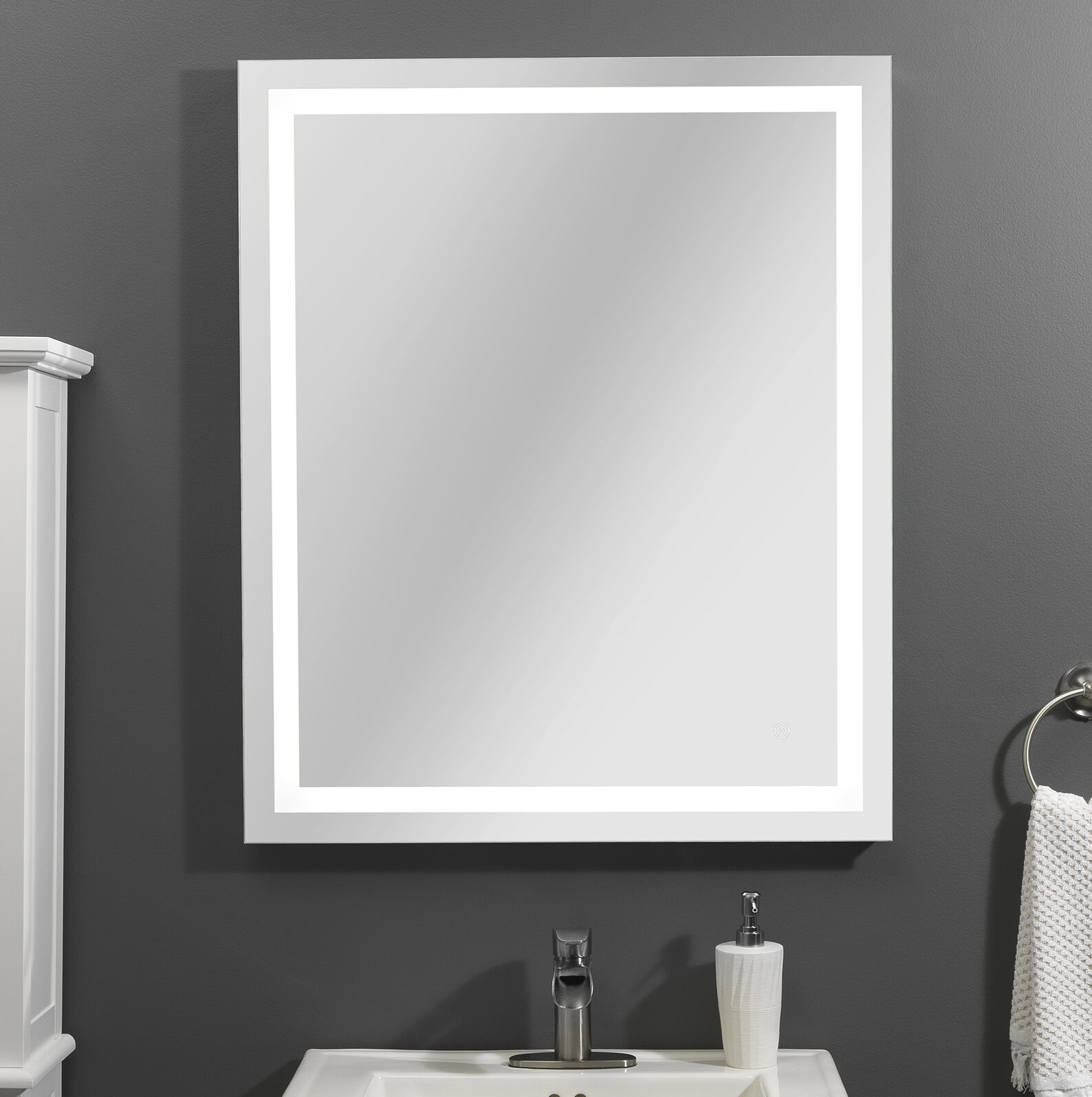 24 x 30 led mirror