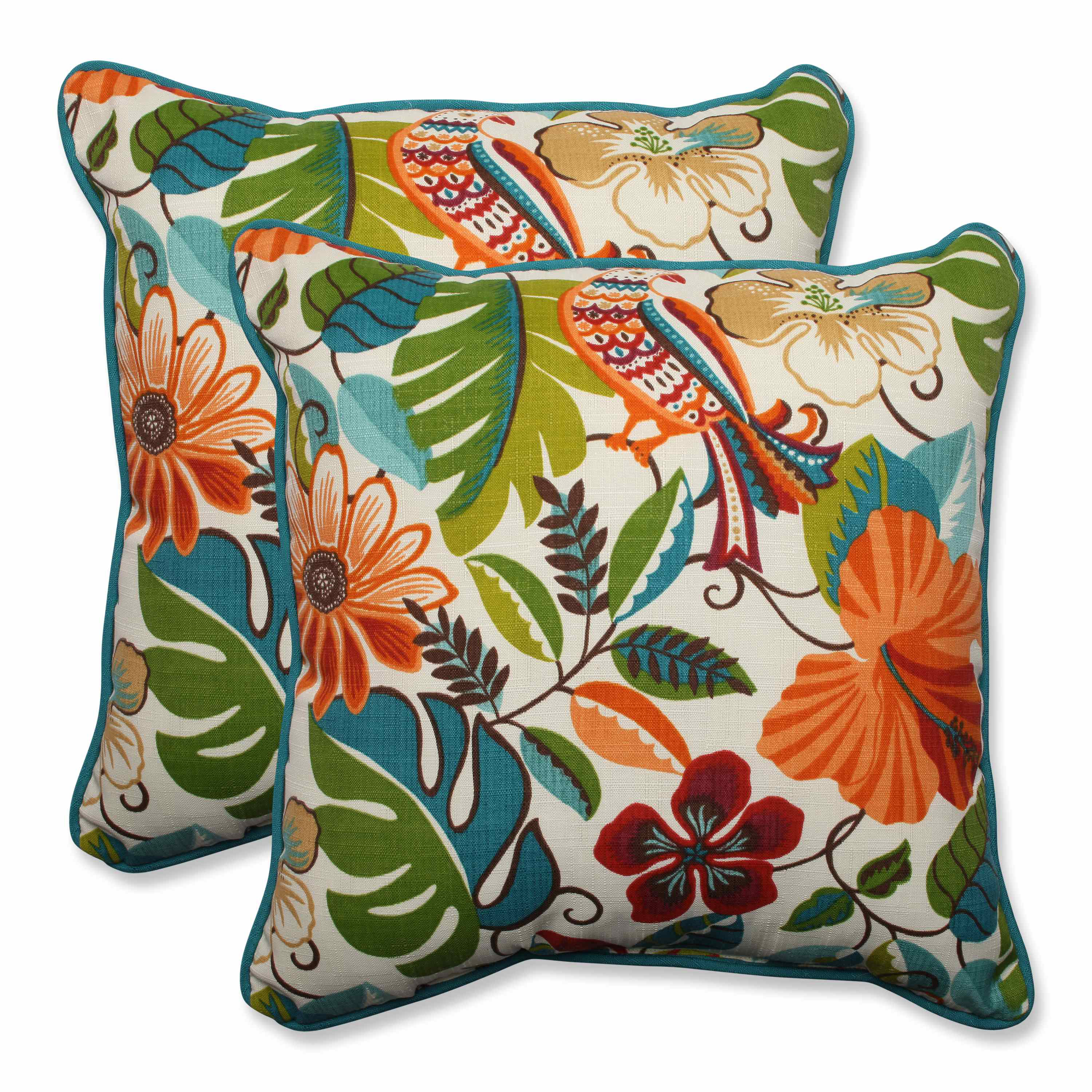 tropical outdoor pillows