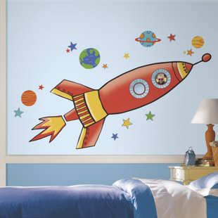 rocket themed bedroom