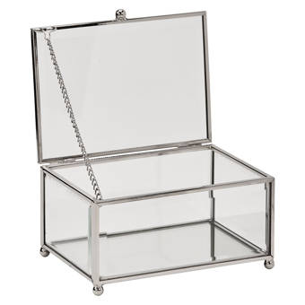 Charlton Home Glass Jewelry Box Wayfair