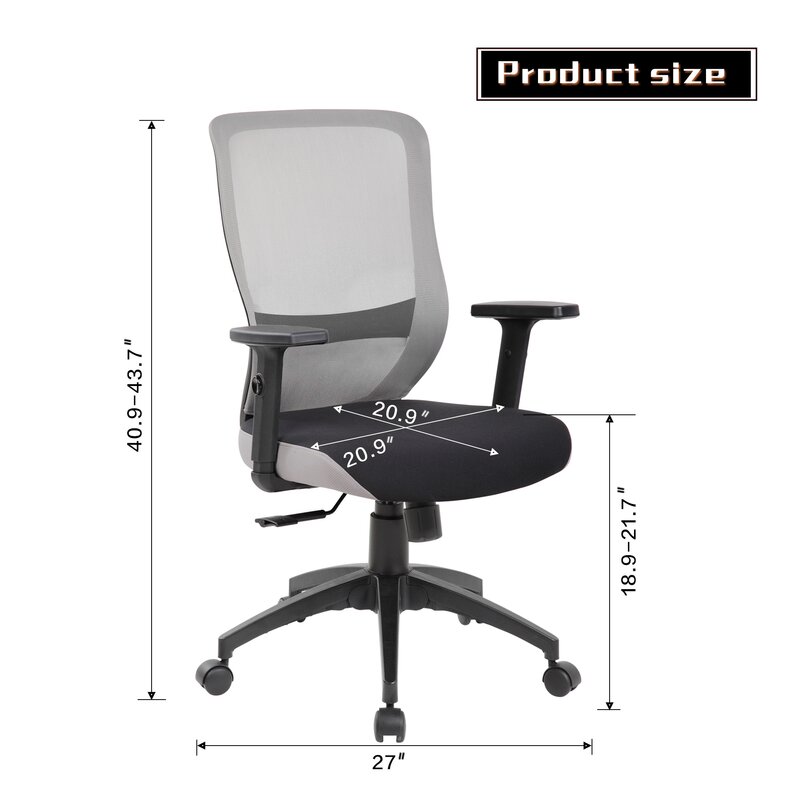 St George Ergonomic Mesh Conference Chair