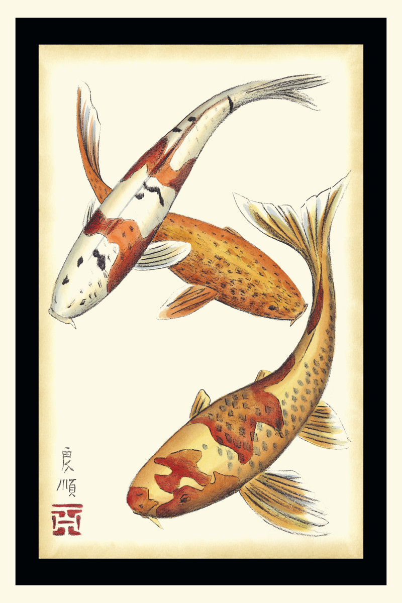 Koi Fish I Size: 48" H x 32" W x 1" D