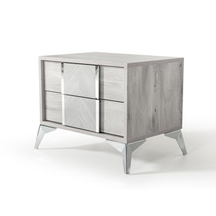 Go to store & view more images Labombard Modern 2 Drawer Nightstand by Brayden Studio