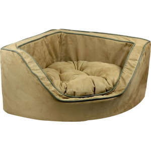 Luxury Corner Bolster Dog Bed